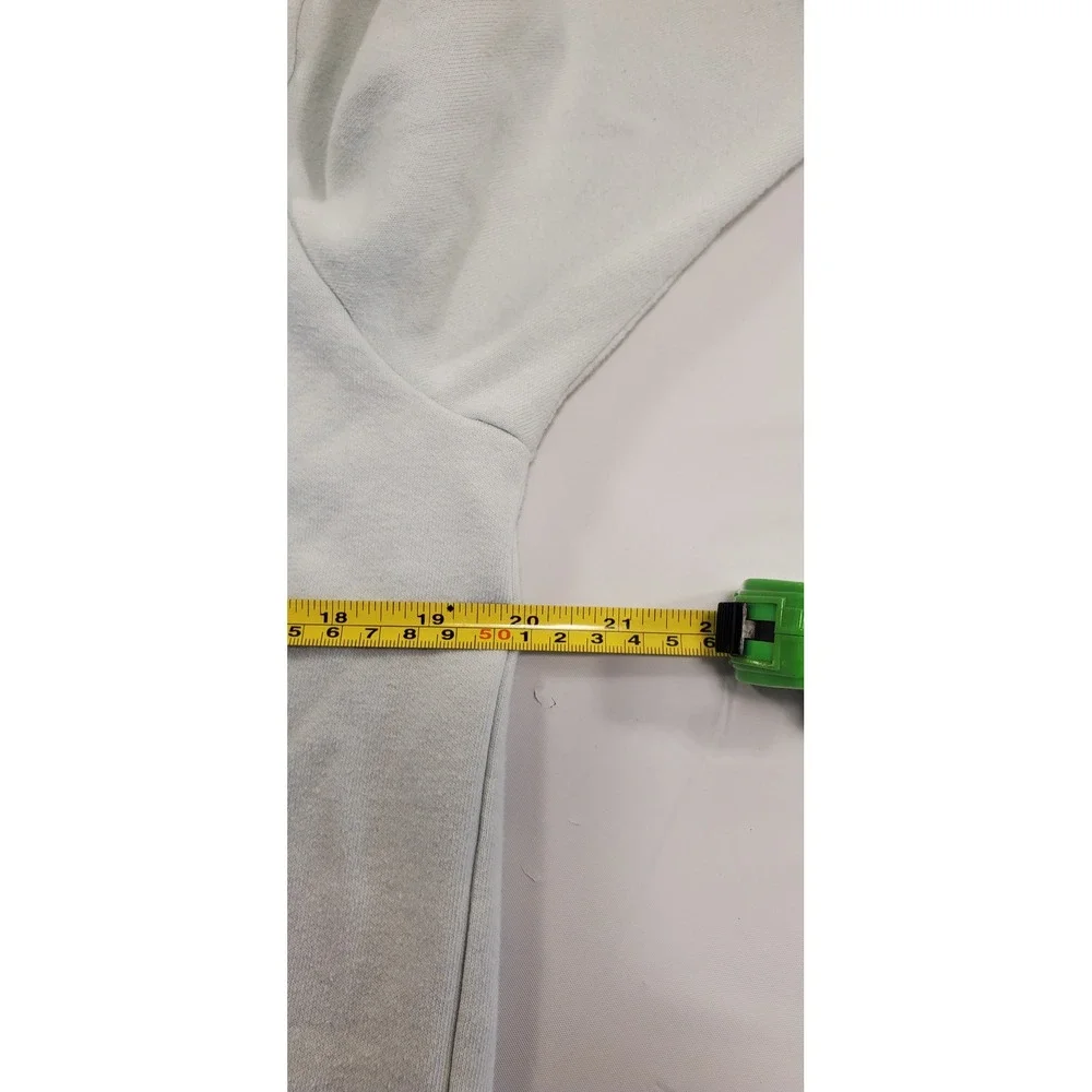 The North Face Girls XL 18 Hoodie Mint Green Blue Logo Pullover‎ Sweatshirt